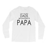 best dad get promoted to papa Long Sleeve Shirts