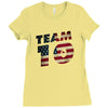 team 10 american flag Ladies Fitted T-Shirt