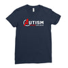 autism awareness shirt autism dad Ladies Fitted T-Shirt