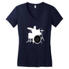 music Women's V-Neck T-Shirt