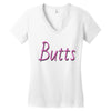 butts Women's V-Neck T-Shirt