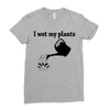 i wet my plants Ladies Fitted T-Shirt