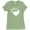 chiken butt Ladies Fitted T-Shirt