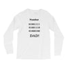 number one dad funny t shirt binary nerd geek tee s 3xl Long Sleeve Shirts