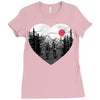 hike and love Ladies Fitted T-Shirt