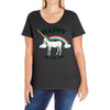 happy to see you Ladies Curvy T-Shirt