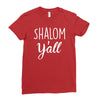 shalom y'all Ladies Fitted T-Shirt