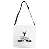 buck merry christmas Adjustable Strap Totes