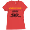 November Girl Hated By Many Ladies Fitted T-Shirt