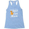 world's best cat mom Racerback Tank