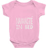 namaste in bed off shoulder Baby Onesie