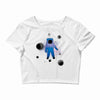 Space Astronot Crop Top