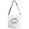 daddy shark doo doo doo Adjustable Strap Totes