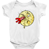 moon rocket Baby Bodysuit