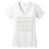 new coffee lovers Women's V-Neck T-Shirt