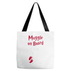 Muggle On Board Red Tote Bags