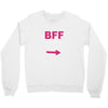 she thinks i'm crazy Crewneck Sweatshirt