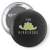 team herbivore! Pin-back button
