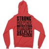 Strong Independent Motivated Leo Zipper Hoodie