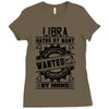 Libra Hated By Many Wanted By Plenty Ladies Fitted T-Shirt