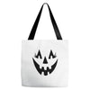 beauty face pumpkin Tote Bags