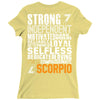 Strong Independent Motivated Scorpio Ladies Fitted T-Shirt