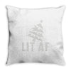 lit af Throw Pillow