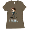 i rebel Ladies Fitted T-Shirt
