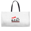 fear the goat Weekender Totes
