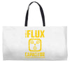 back to the future inspired flux capacitor delorean movie Weekender Totes
