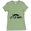 big man little man Ladies Fitted T-Shirt