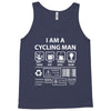 I Am A Cycling Man white letter Tank Top