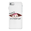 October Peeking Out Baby Girl iPhone 7 Case