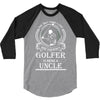 Golfer Uncle 3/4 Sleeve Shirt