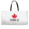 canada fuckin eh Weekender Totes