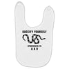Guccify Yourself White Black Baby Bibs