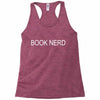 book nerd Racerback Tank