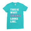 This is What Trans Looks Like Ladies Fitted T-Shirt
