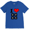 i love code V-Neck Tee