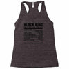 black king nutrition facts Racerback Tank