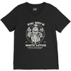 white lotus V-Neck Tee