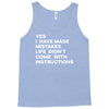 life didn't come with instructions Tank Top