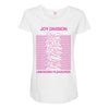 Joy Division Unknown Pleasures Maternity Scoop Neck T-shirt