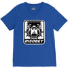 bull dog disobey V-Neck Tee