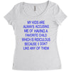 favorite child Women's Triblend Scoop T-shirt