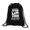 moisturise daily Drawstring Bags