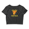 will plie for pizza Crop Top