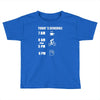 today's beer schedule cycling 6am Toddler T-shirt