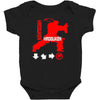 hadouken ryu Baby Bodysuit