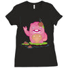 mrs yetti and her poops Ladies Fitted T-Shirt